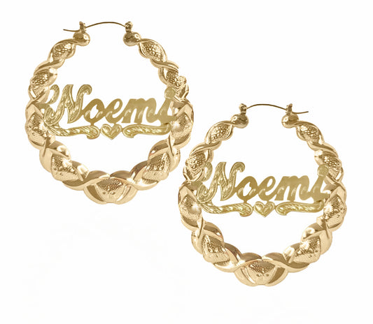 XO NAME EARRINGS