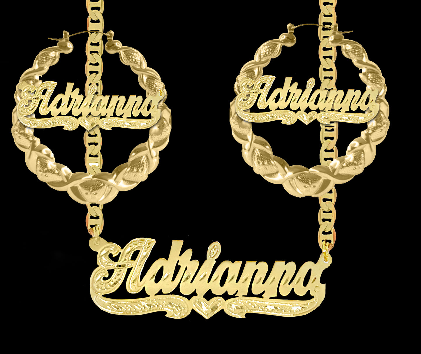 XO Earrings Set