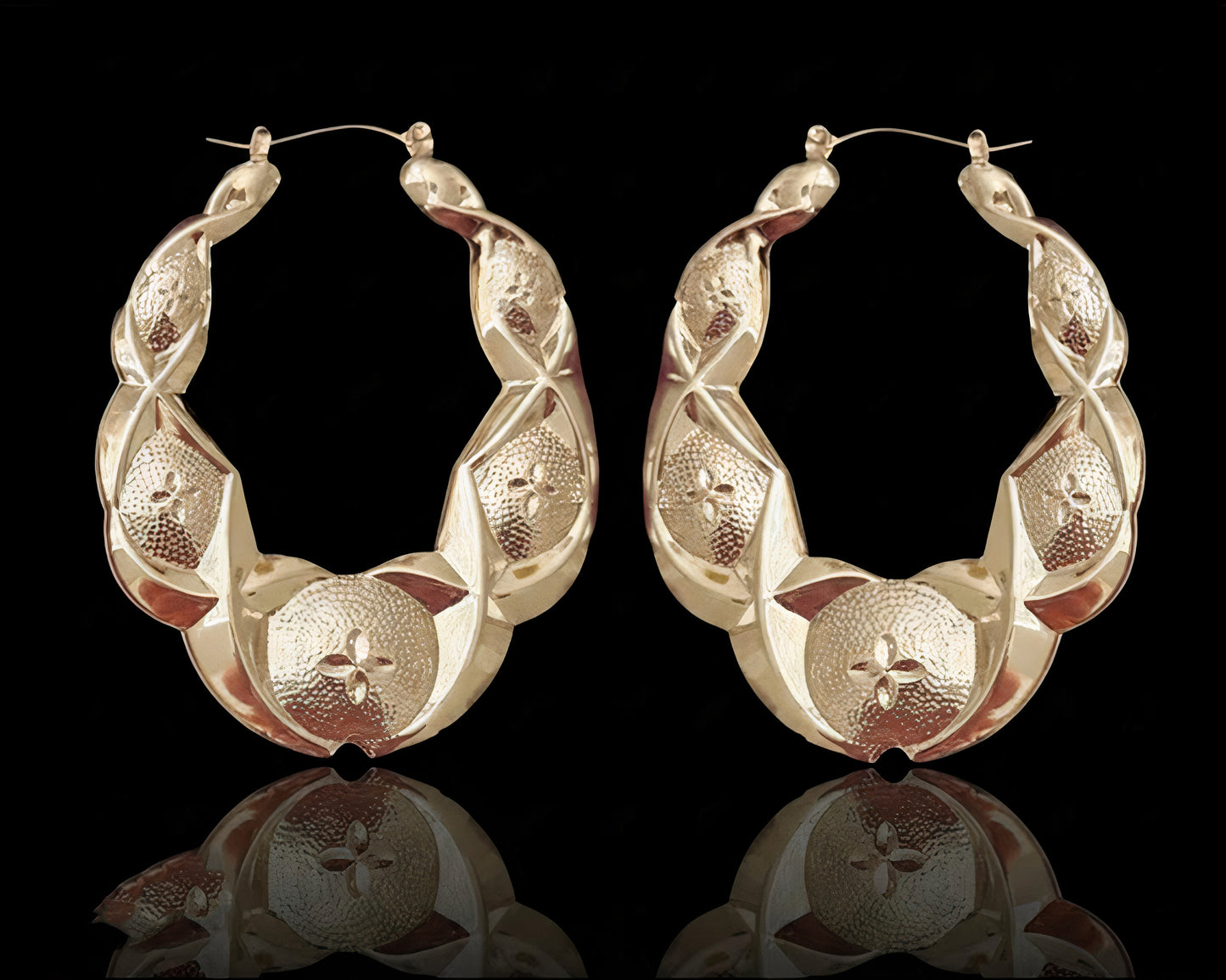 🔥Oval Xo Earrings (70MM)