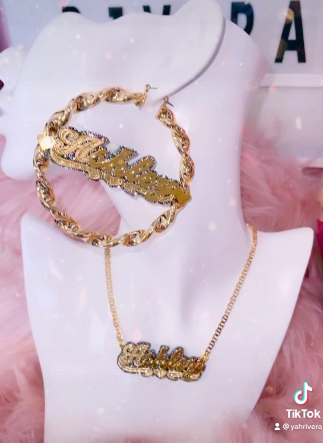 Onyx Twist Earrings Set