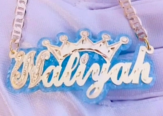 GIRLS CROWN NECKLACE