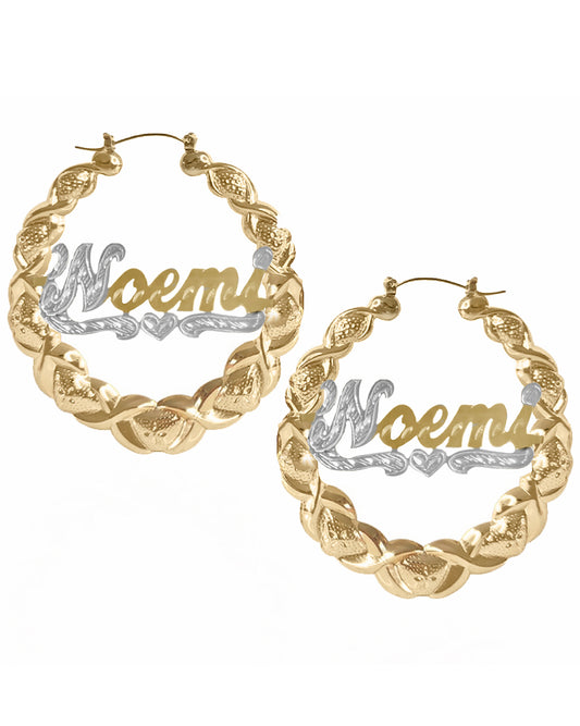 XO Kids BAMBOO NAME EARRINGS
