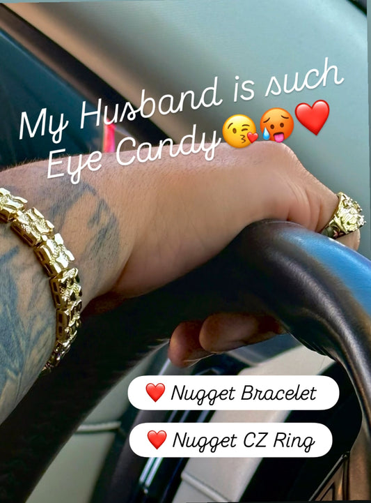 CZ Nugget Ring (Unisex)