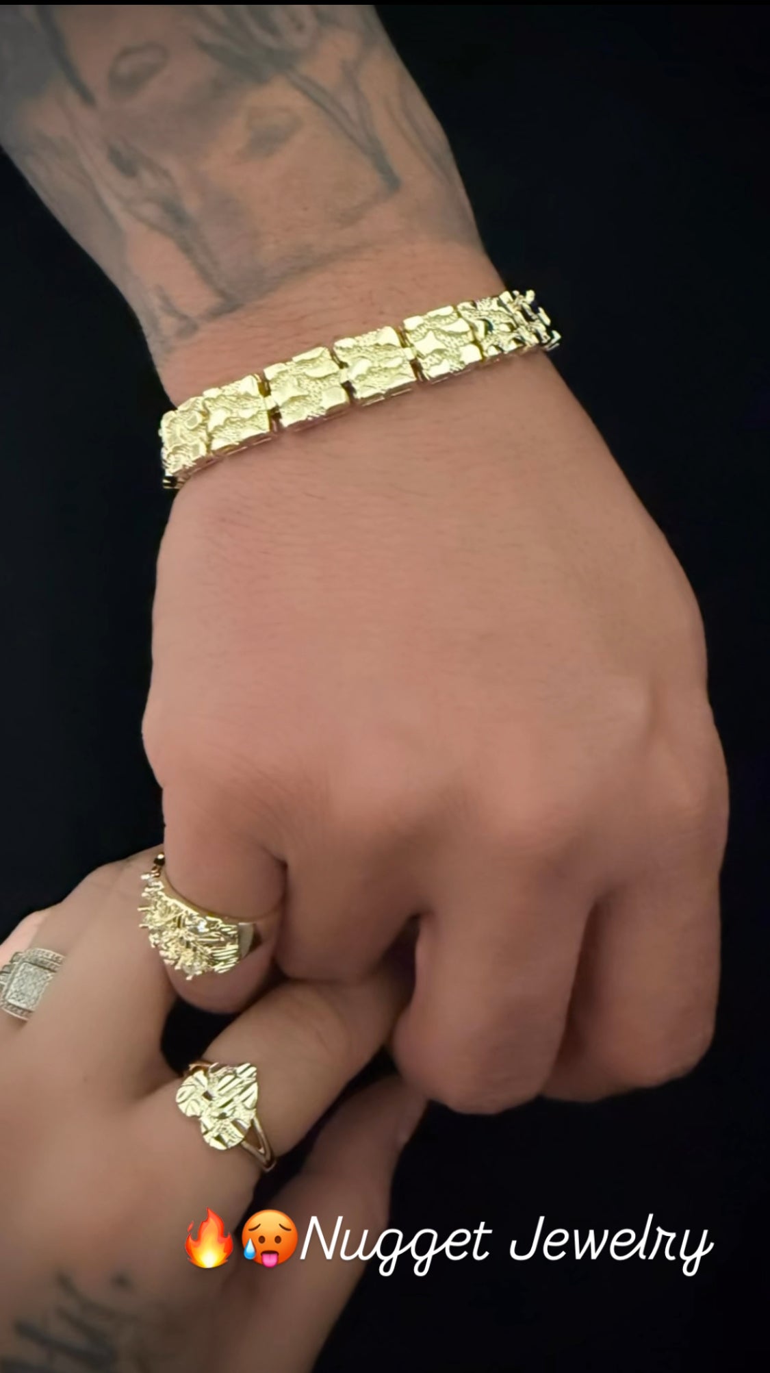 CZ Nugget Ring (Unisex)