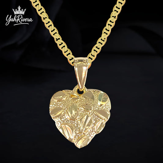 Heart Nugget Necklace