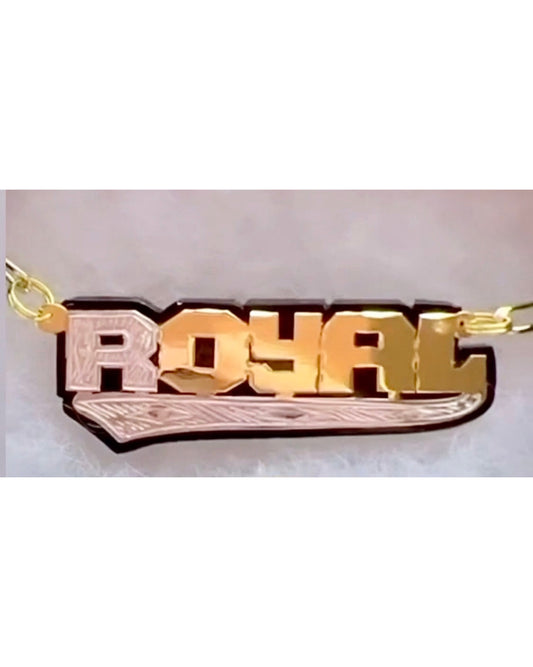BLOCK LETTERS  W/ TAIL