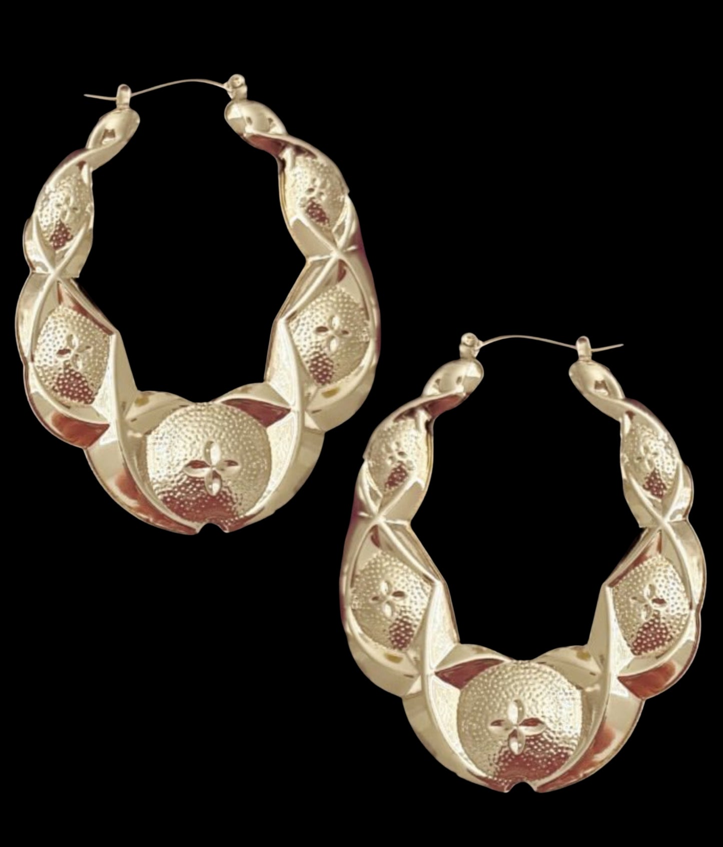 🔥Oval Xo Earrings (70MM)