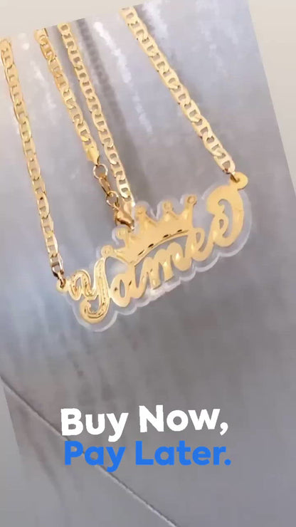GIRLS CROWN NECKLACE