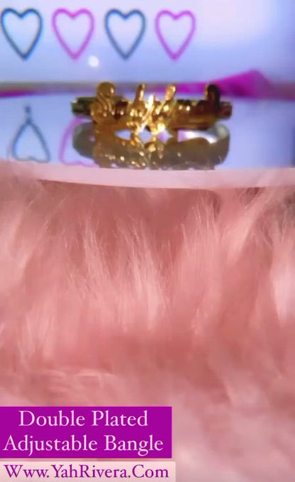 Name Open Cuff Bangle