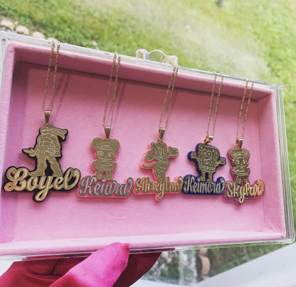 ONYX CHARACTER NECKLACE