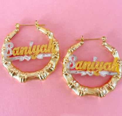 Kids Bamboo Earrings