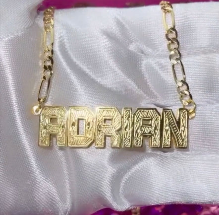 BLOCK LETTERS BOY NECKLACE