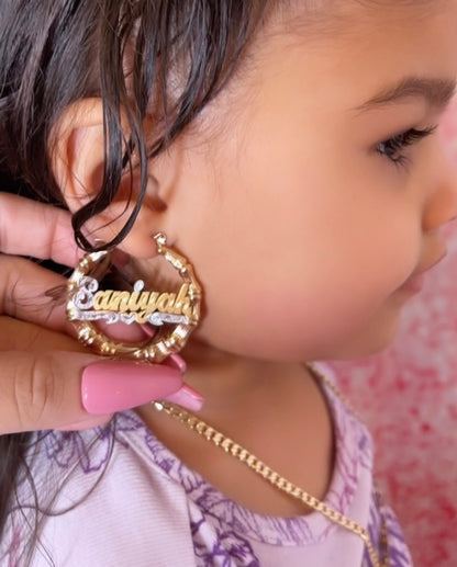 Kids Bamboo Earrings