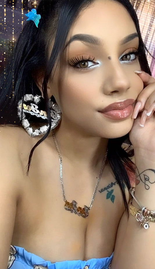Silver Heart Bamboo Set