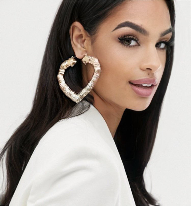 Heart Bamboo (Gold Filled)