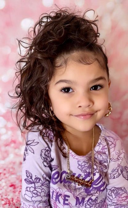 Kids Bamboo & Double Plated Necklace Set