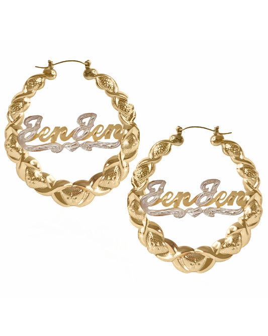 XO Kids BAMBOO NAME EARRINGS