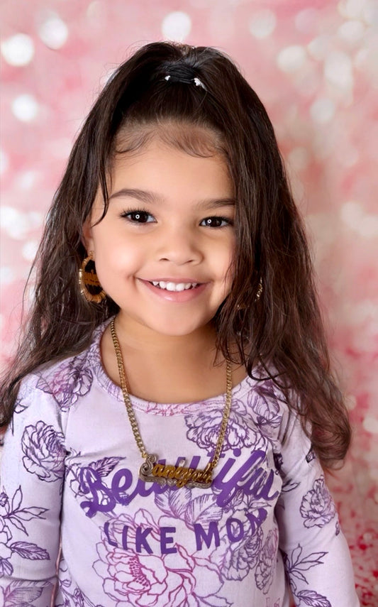 Kids Bamboo & Double Plated Necklace Set