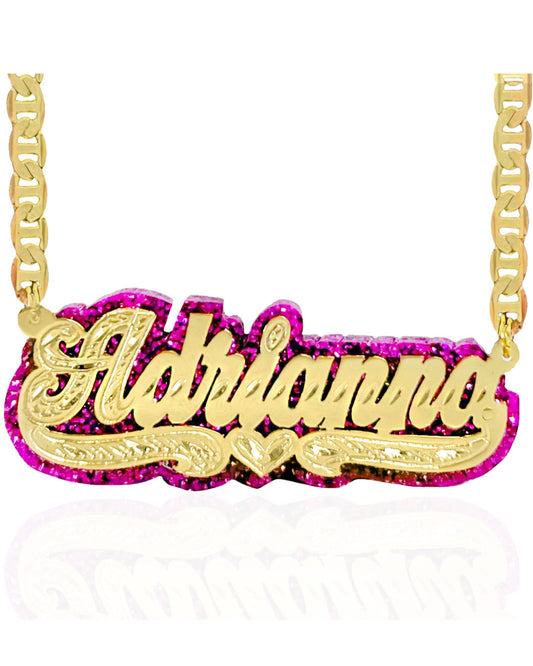 Glitzy Onyx Necklace